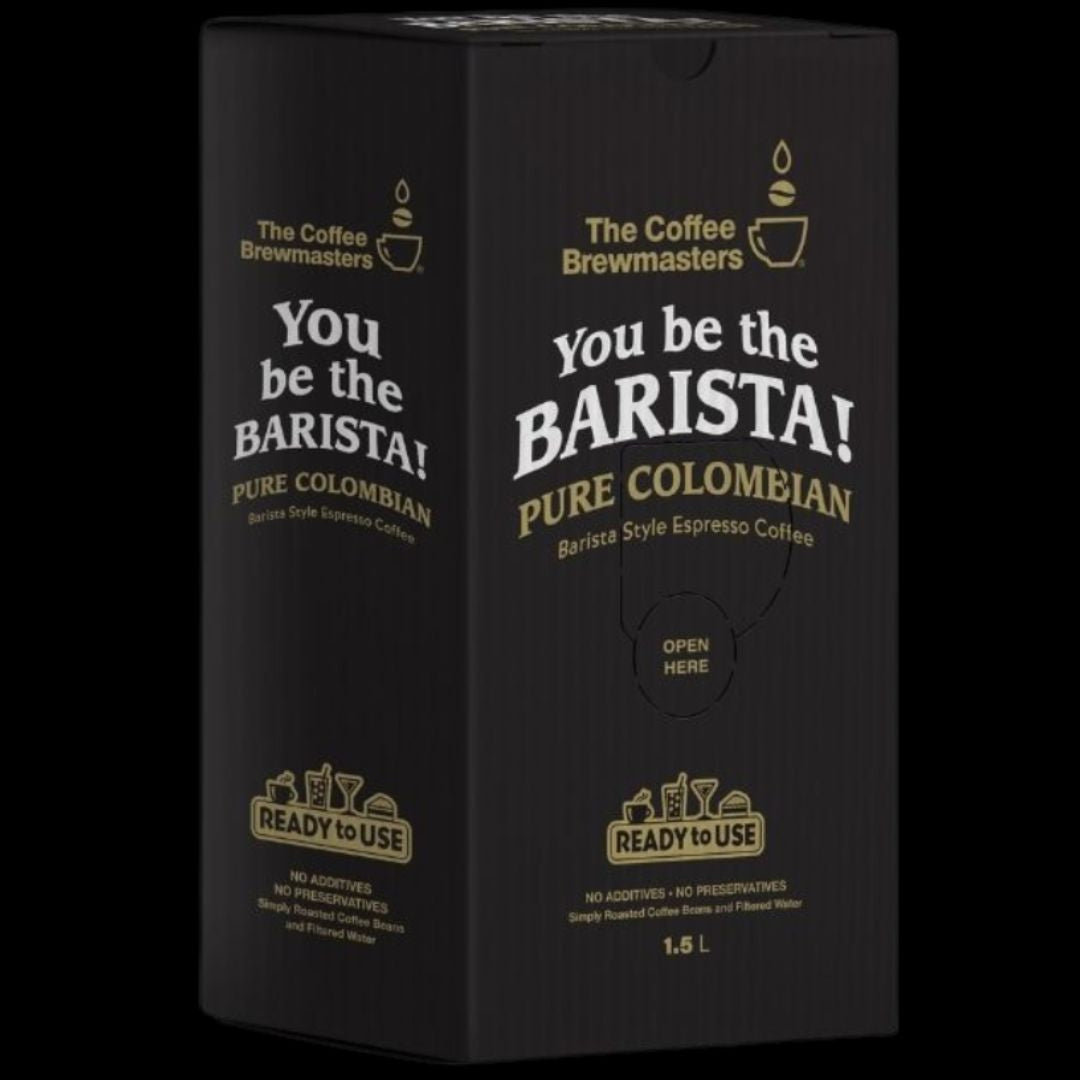 classic colombian pure espresso coffee shots