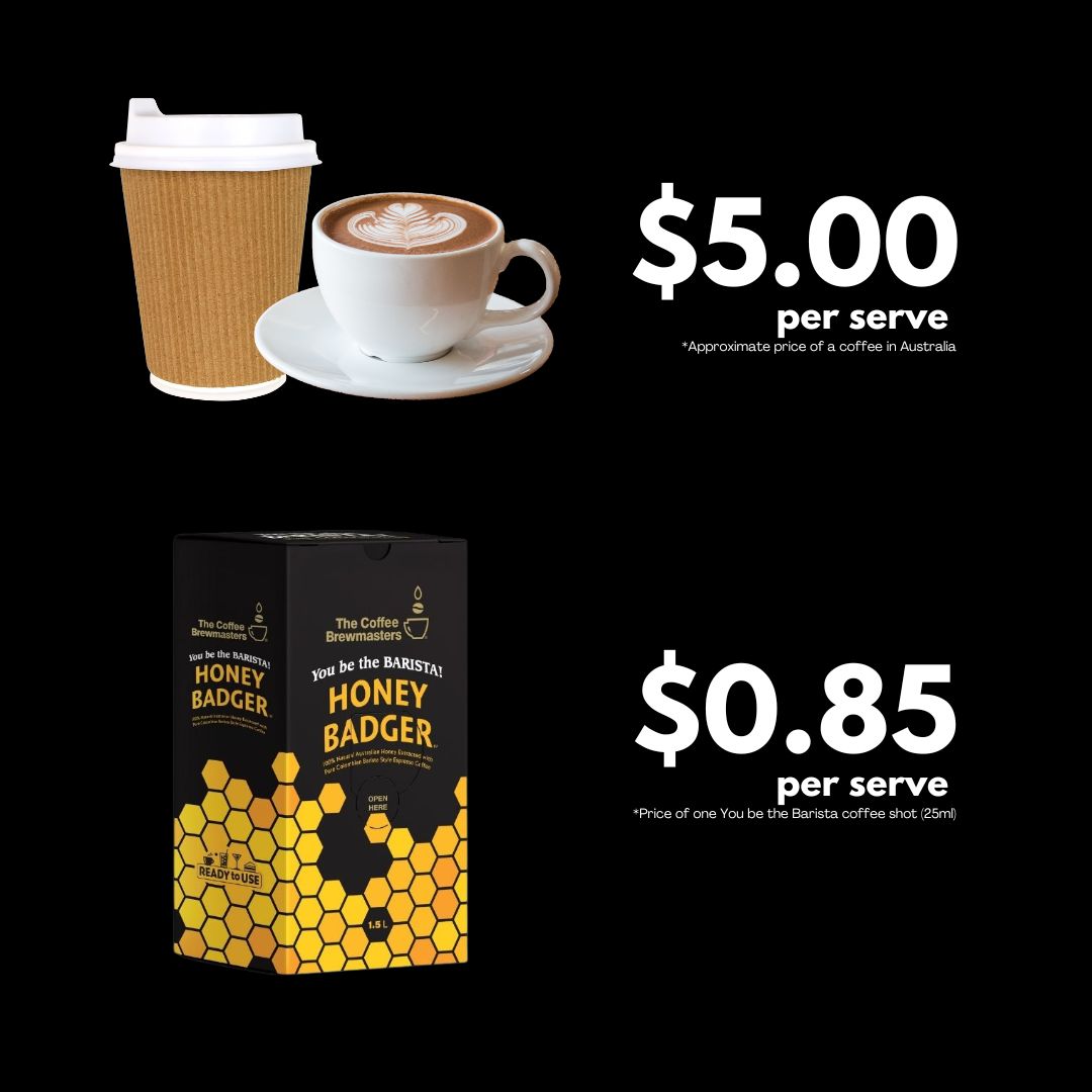 1.5L Honey Badger Espresso Coffee